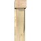 Ekena Millwork Traditional Block Rough Sawn Bracket w/ Offset Brace, Douglas Fir, 6"W x 14"D x 22"H BKT0604X14X22TRA05RDF - alternate 2